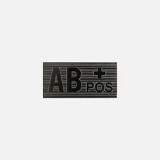 Нашивка с группой крови AB Rh+ из полиэфирной ткани