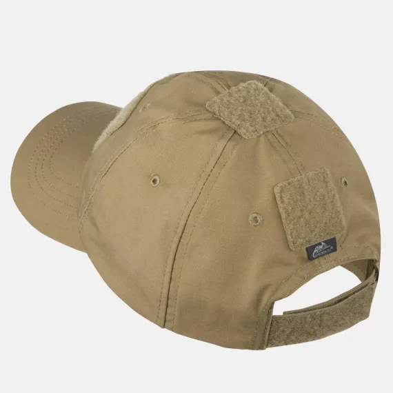Бейсболка Helikon-Tex Baseball Cap PolyCotton Ripstop — тактическая кепка с велкро