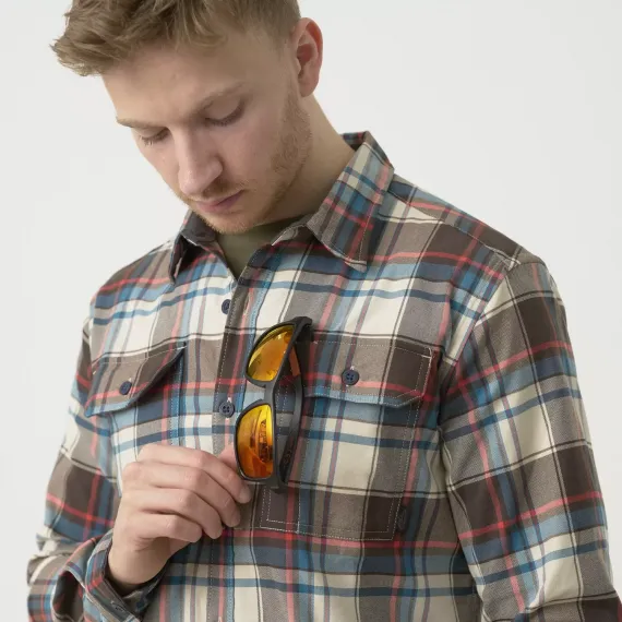 Рубашка Helikon-Tex Greyman Shirt — смесовая ткань с нейлоном и волокном Sorona®