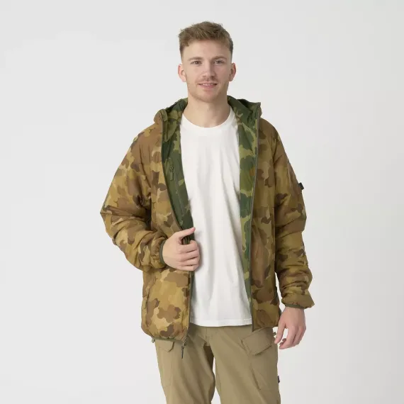 Двусторонняя утеплённая куртка с капюшоном Helikon-Tex Reversible Wolfhound Hoodie Jacket