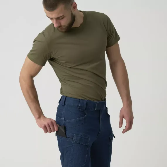 Шорты UTS 11 дюймов - Джинсовая ткань, эластичная (UTS Shorts 11" - Denim Stretch) | Helikon-Tex