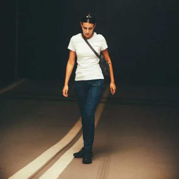 Женские брюки UTP Resized - Джинсовая ткань с эластичным плетением (Women's UTP Resized Pants - Denim Stretch) | Helikon-Tex