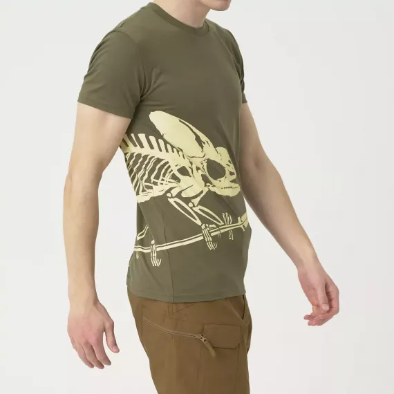 Футболка с принтом «Скелет» (T-shirt (Skeleton)) | Helikon-Tex