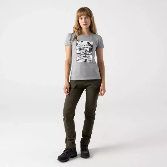 Женская облегающая футболка с принтом «для повседневной носки» (Women's T-shirt Slim (Combat date)) | Helikon-Tex