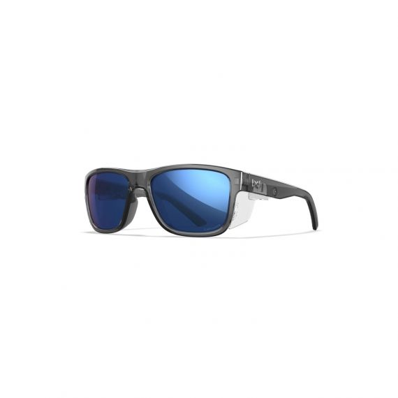 Очки баллистические Wiley X Ovation Captivate Pol Blue Mirror Gloss Crystal Dark Grey Frame
