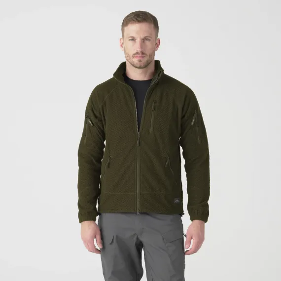 Тактическая куртка Alpha из флиса Grid Fleece (Alpha Tactical Jacket - Grid Fleece) | Helikon-Tex