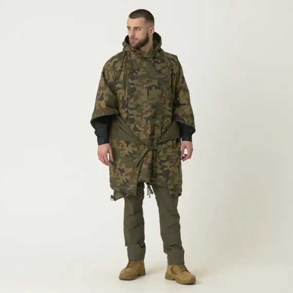 Пончо Swagman Roll из ткани Windpack Nylon (Swagman Roll Poncho - Windpack Nylon) | Helikon-Tex