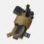 Вставной перевернутый чехол для пистолета из ткани Cordura (Insert Inverted Pistol Holder - Cordura®) | Helikon-Tex